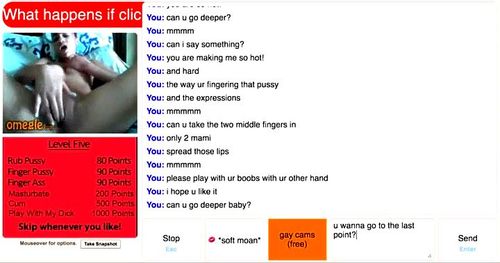 Very lucky omegle with this