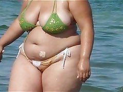 Granny nudist beach big ass