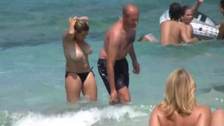 best of Topless huge voyeur tanlines beach tits