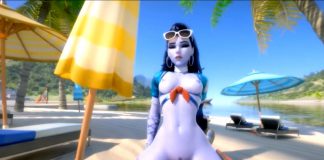 Widowmaker beach overwatch animation