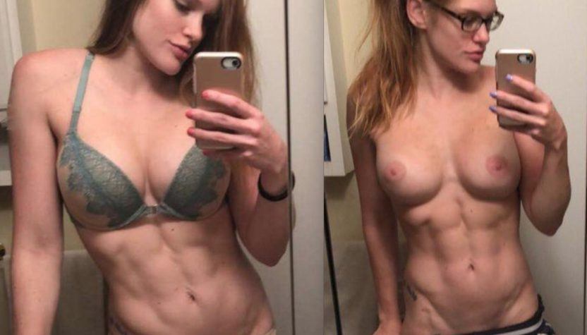 Female fitness models naked