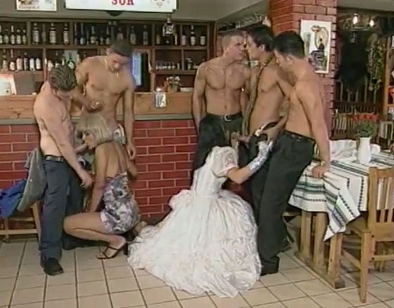 Bridesmaid gangbang