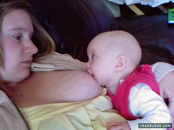 Breastfeeding cumshot