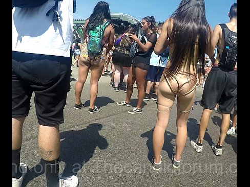 Music festival ass